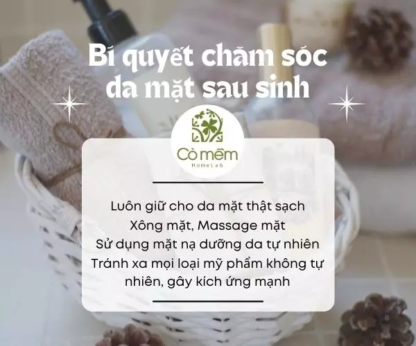 Các vấn đề da phổ biến ở mẹ sau sinh