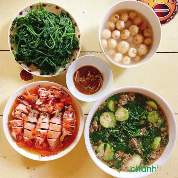 Thực đơn một ngày