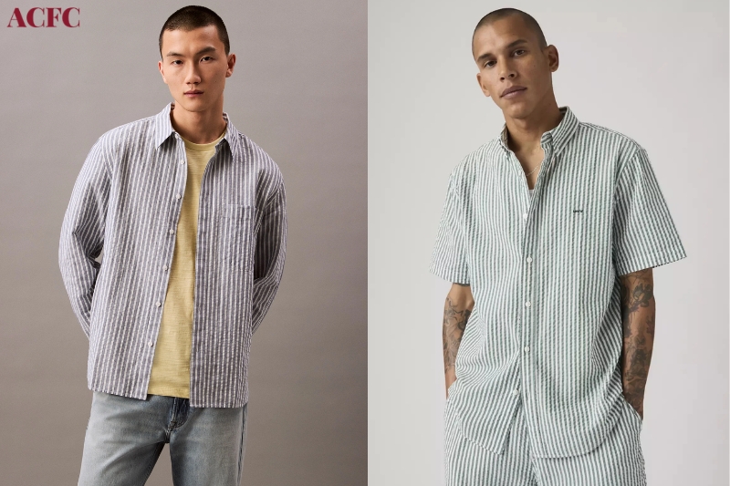 Áo Sơ Mi Kẻ Sọc Nam Và Cách Họa Tiết Kẻ Thay Đổi Diện Mạo Menswear