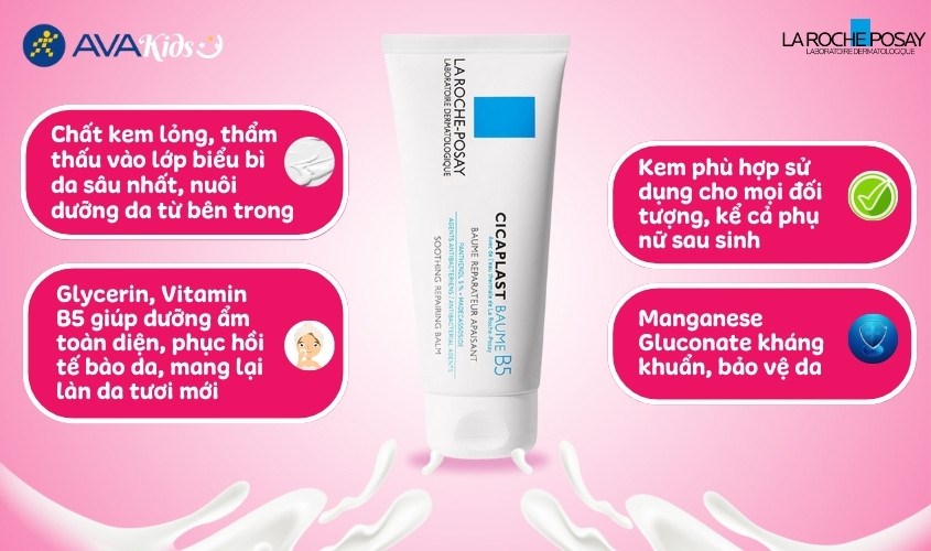 Kem dưỡng La Roche Posay Cicaplast Gel B5