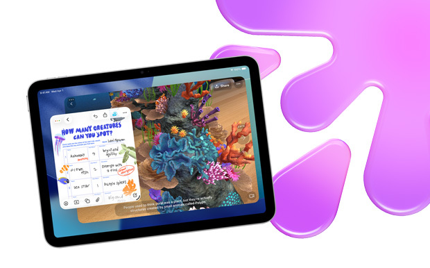 iPad hỗ trợ học tập sáng tạo với ghi chú và hình minh họa