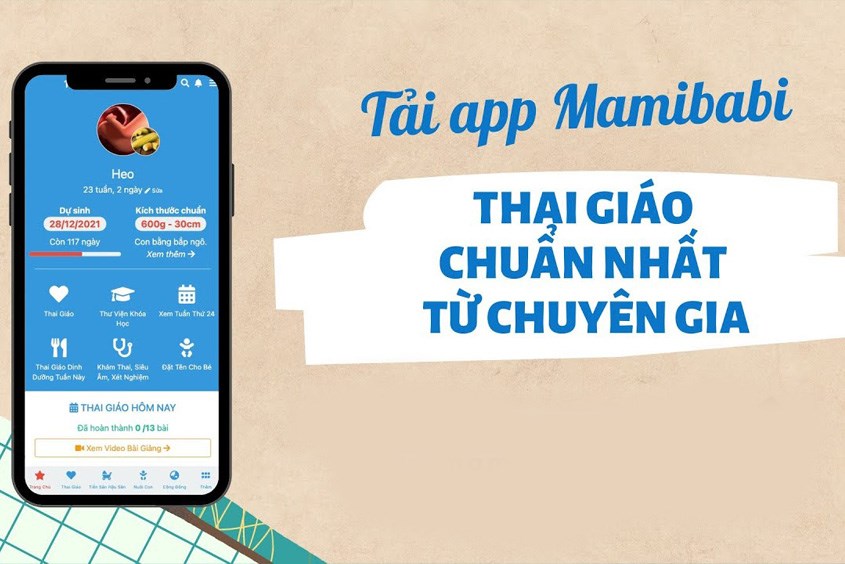 Giao diện ứng dụng Mamibabi với các hoạt động Montessori