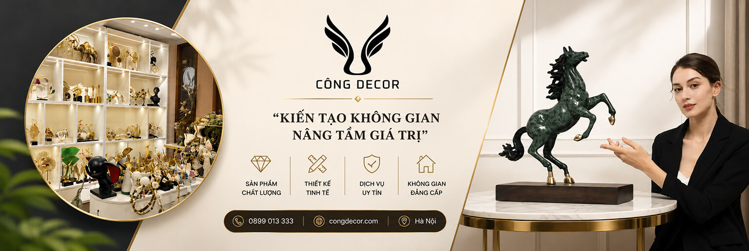 Đồ trang trí phong thủy tinh tế