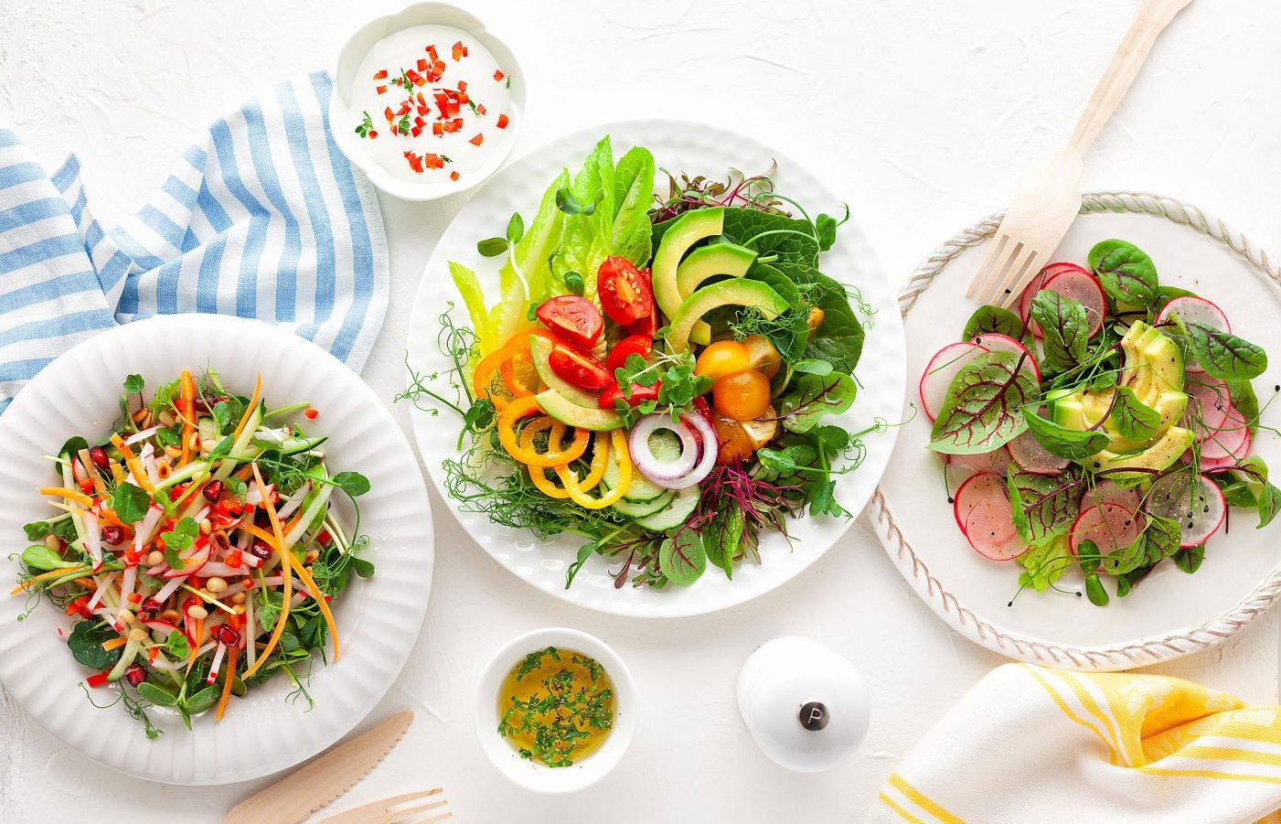 Bổ sung nhiều rau củ trong thực đơn healthy 1 tuần