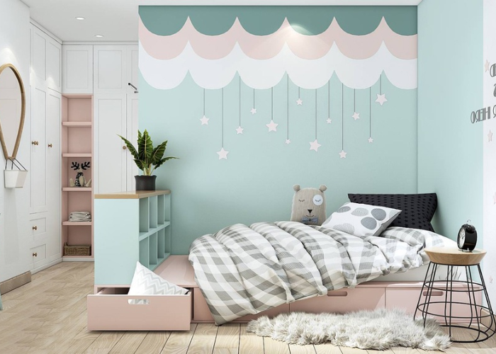 Lựa chọn màu sắc tươi sáng cho phòng ngủ của bé