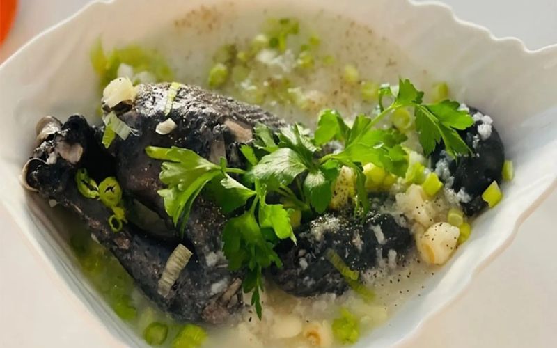 Cháo gà ác bổ dưỡng
