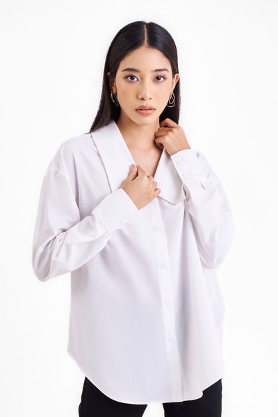 Áo sơ mi oversize thanh lịch