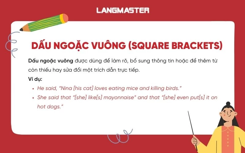 Dấu ngoặc vuông (Square brackets)