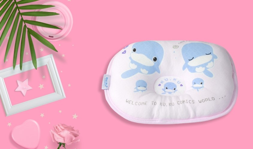 Gối KuKu cho bé từ 0 tháng
