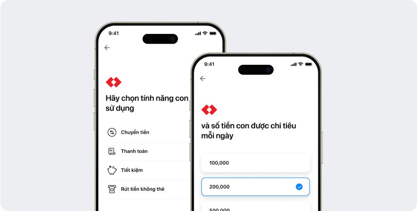 Thiết lập quyền và tính năng phù hợp với độ tuổi của trẻ