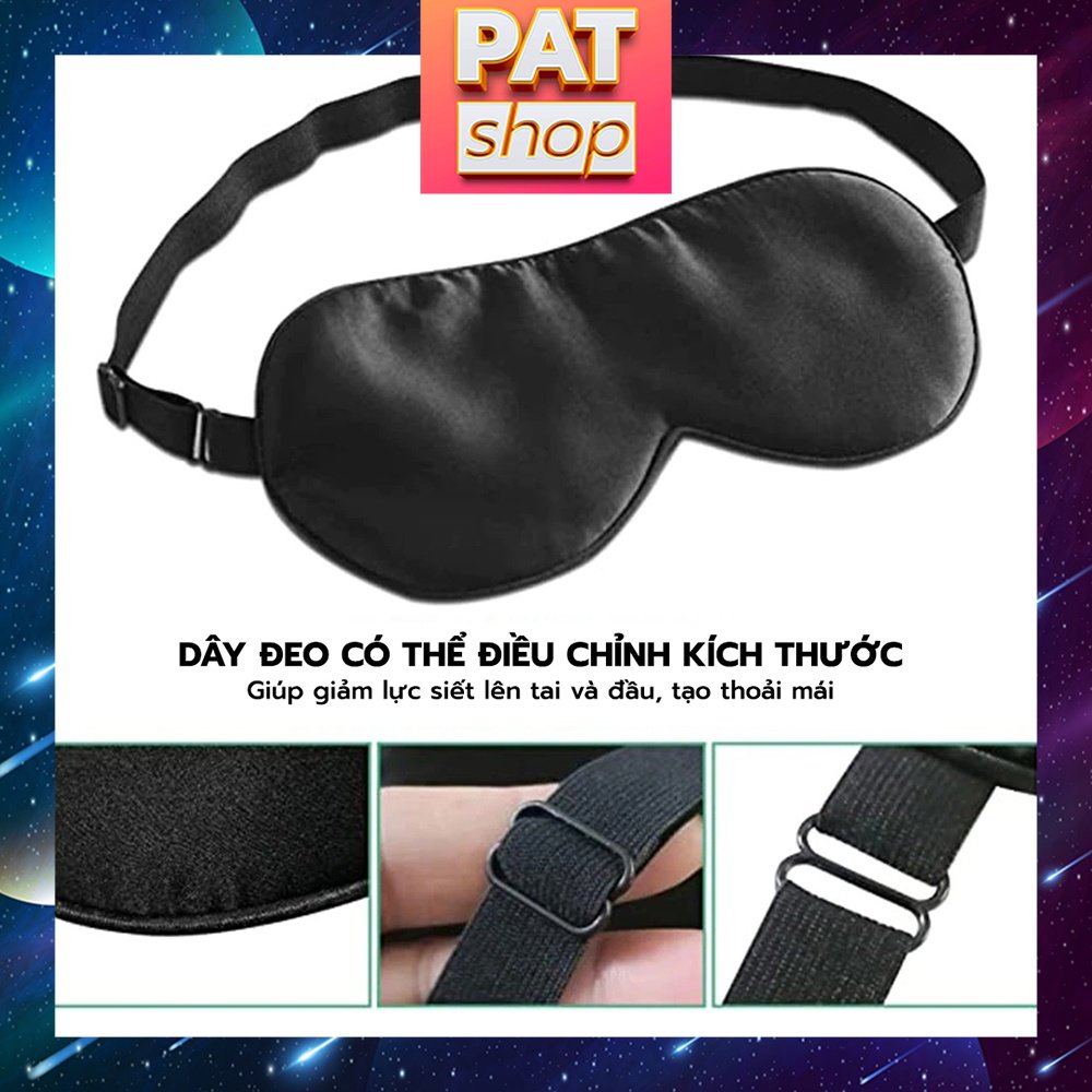 Bịt mắt ngủ bằng vải mềm