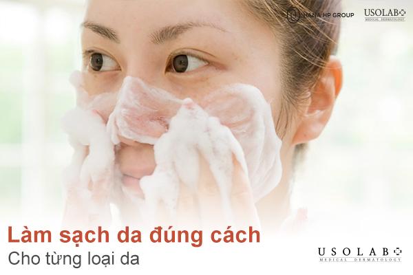 Làm sạch da dịu nhẹ