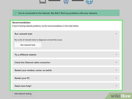 Step 6 Follow the troubleshooter's on-screen instructions.