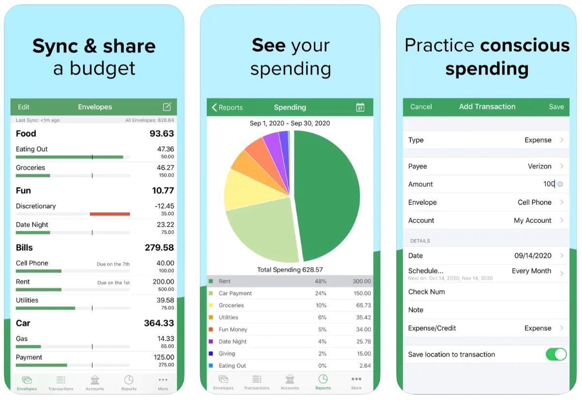 App quản lý chi tiêu HomeBudget with Sync