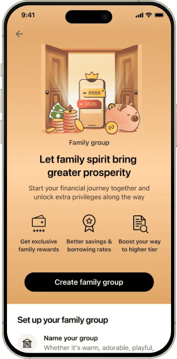 Family Banking hỗ trợ các gia đình theo dõi tài chính và quyền lợi chung