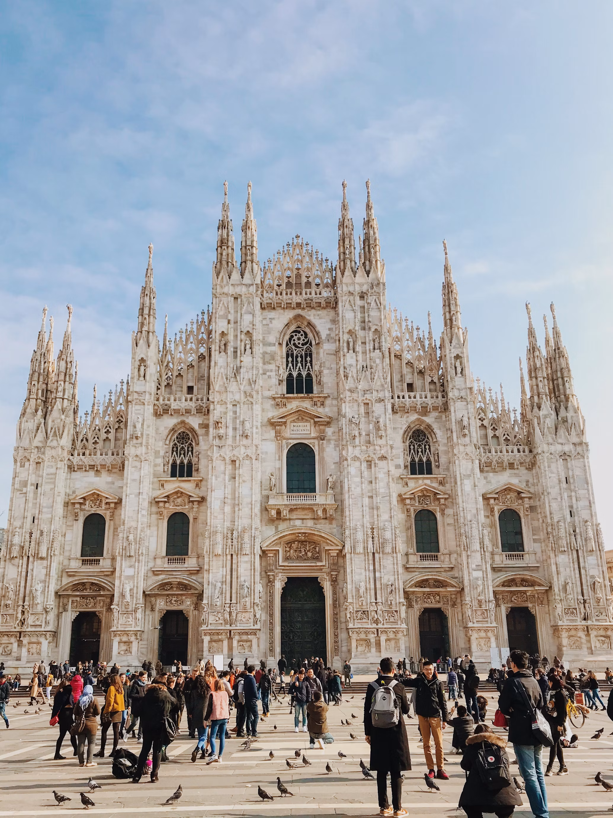 Một góc phố thời trang cao cấp tại Milan