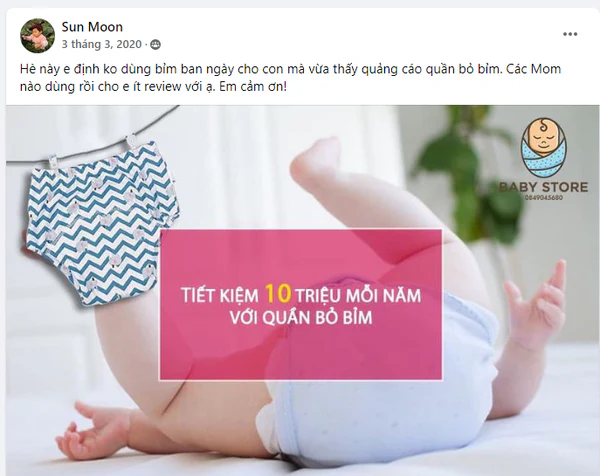 Quần bỏ bỉm Goodmama được nhiều mẹ bỉm sữa Việt Nam tin dùng