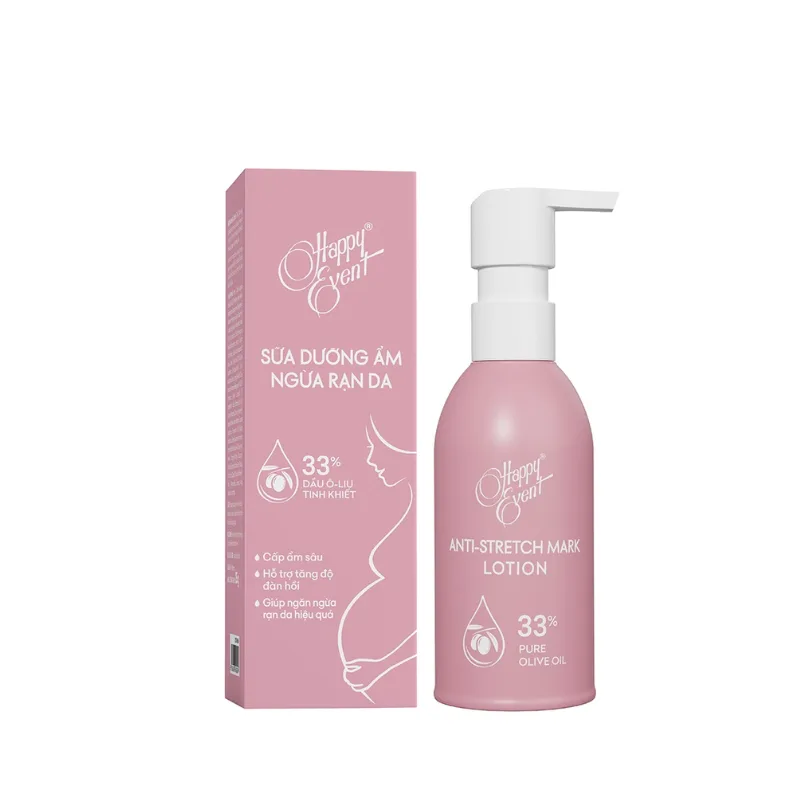 Sữa ngừa rạn da Happy Event Anti-Stretch Mark Lotion
