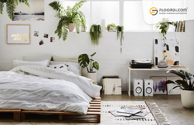 Nên đặt cây xanh trong phòng ngủ nhỏ