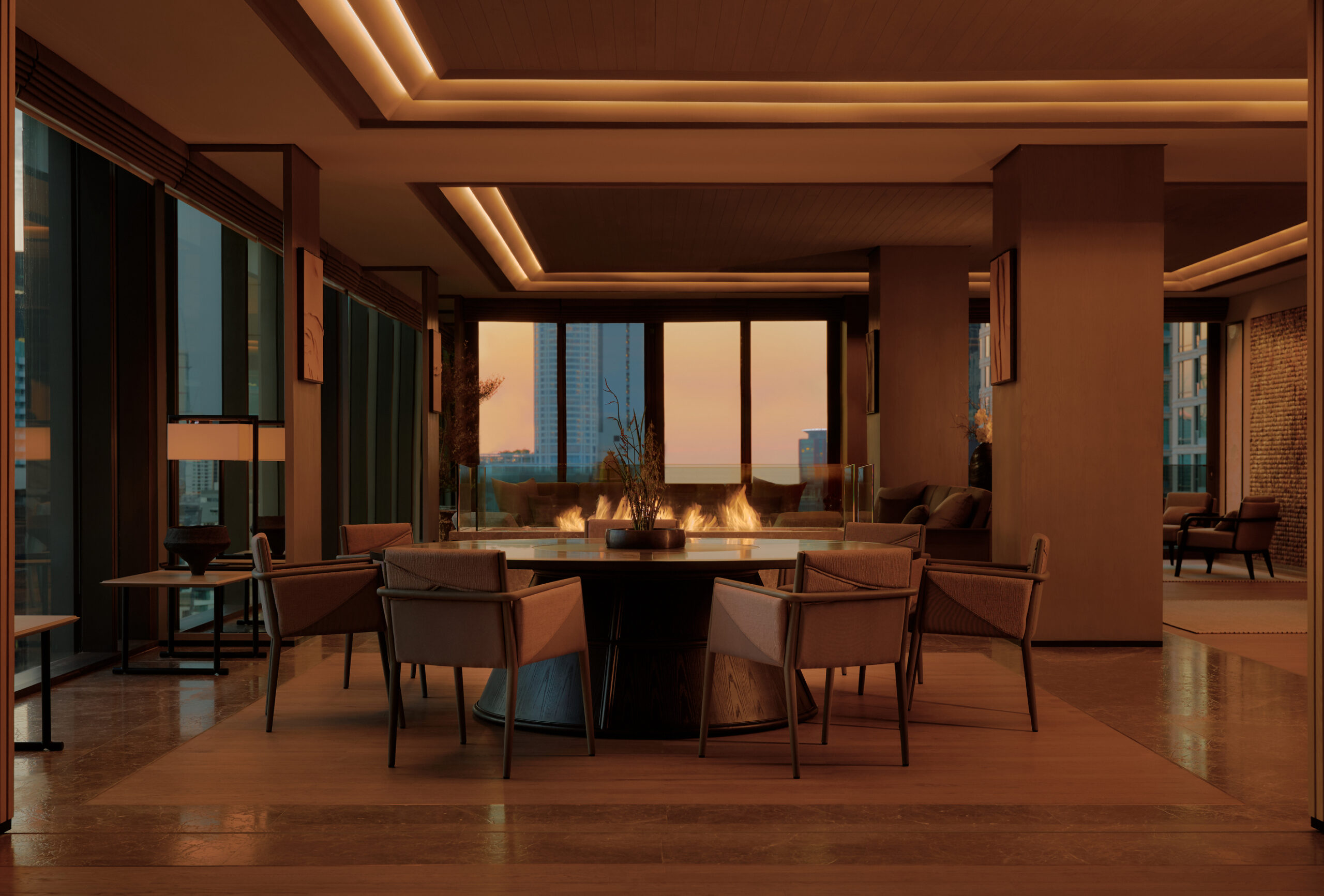 Nội thất Aman Suite được thiết kế tỉ mỉ với từng chi tiết gợi nhớ di sản