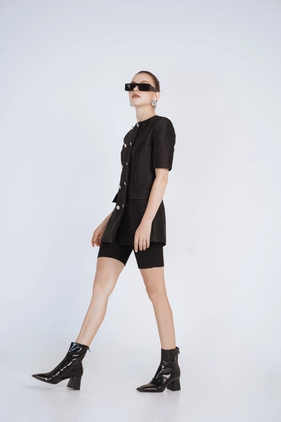 Phối quần lưng thun đi làm