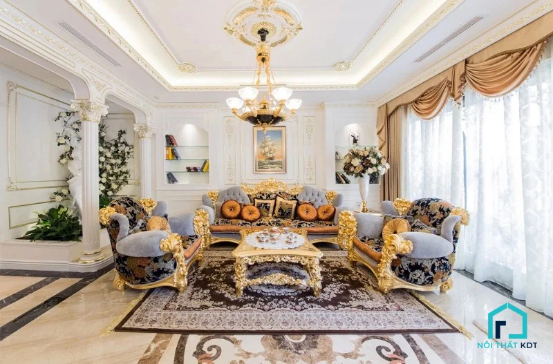 mẫu trang trí phòng khách