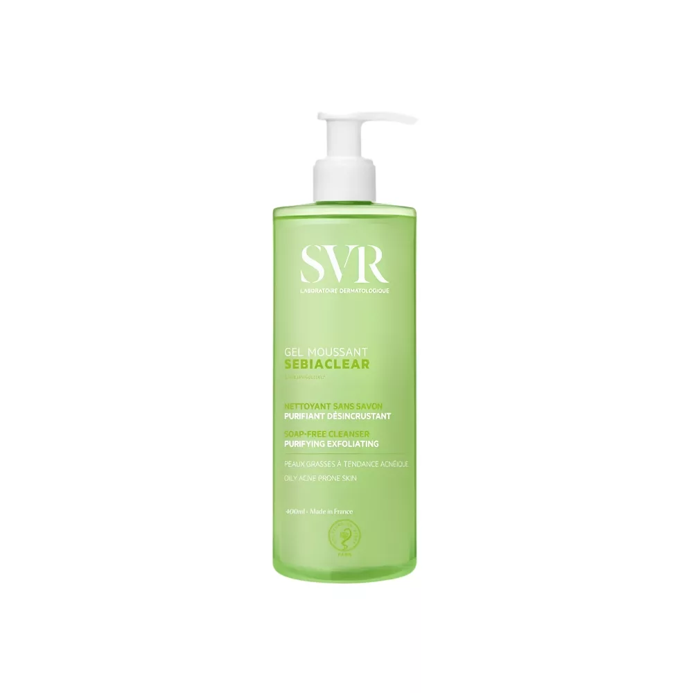 sữa rửa mặt dưỡng da SVR Sebiaclear Gel Moussant