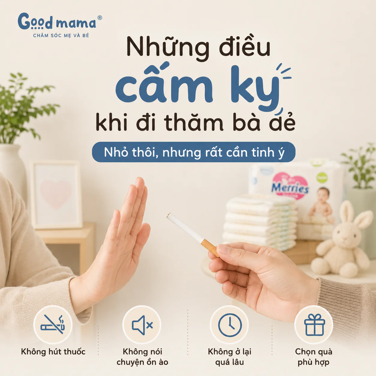 Những điều cấm kỵ cần tránh khi đi thăm bà đẻ