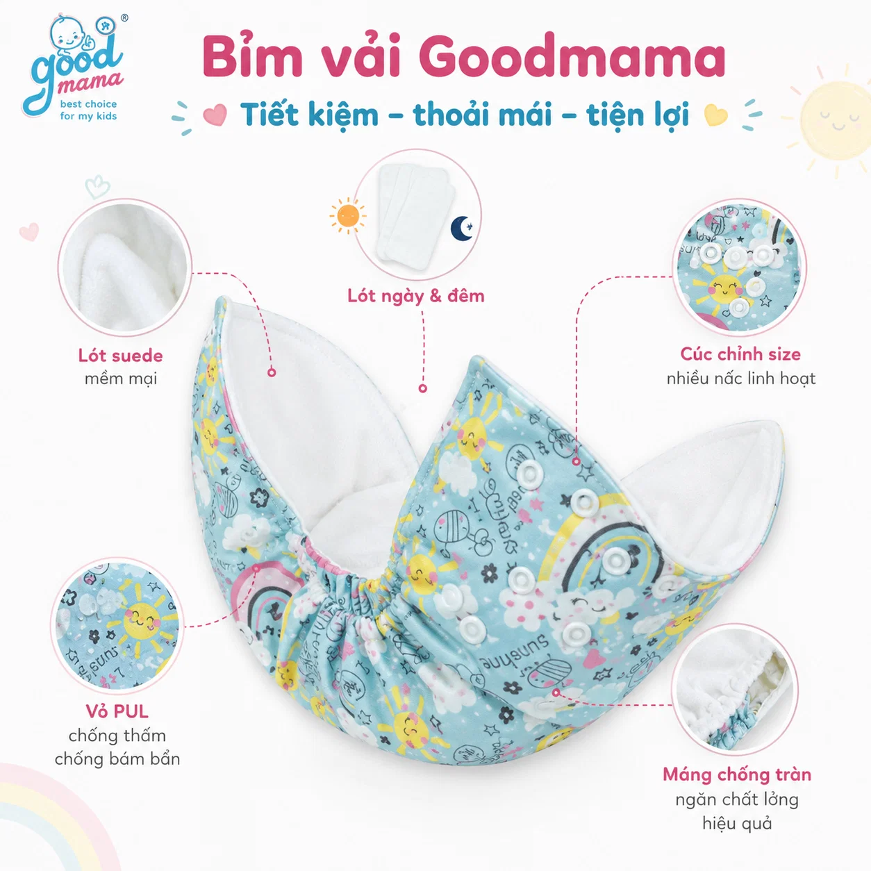 Bỉm vải và bỉm giấy khác nhau thế nào, nên chọn loại nào?