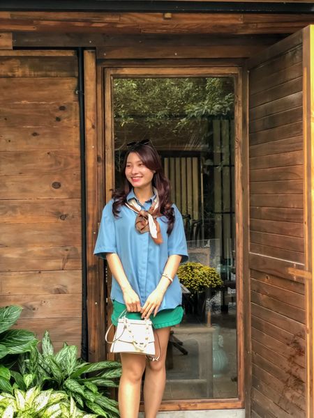 Áo oversize tạo độ thoải mái và che dáng tốt