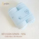Hình minh họa một mẫu bộ chặn muslin cho bé sơ sinh, phù hợp cũi hoặc nôi nhỏ