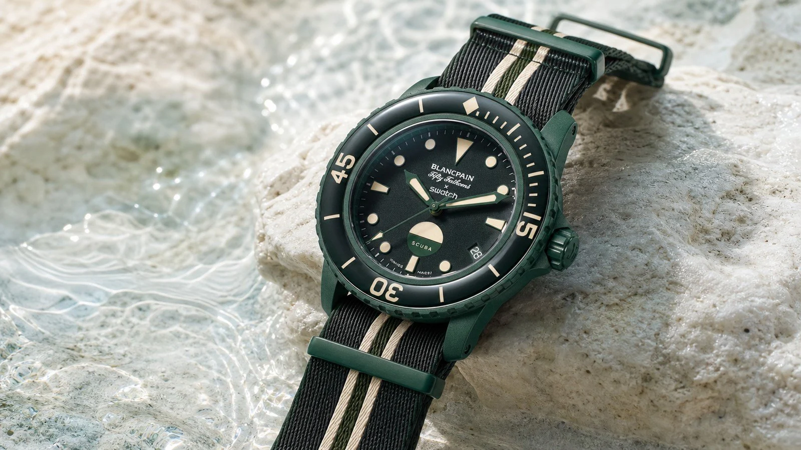 Điểm đặc biệt của Bioceramic Scuba Fifty Fathoms