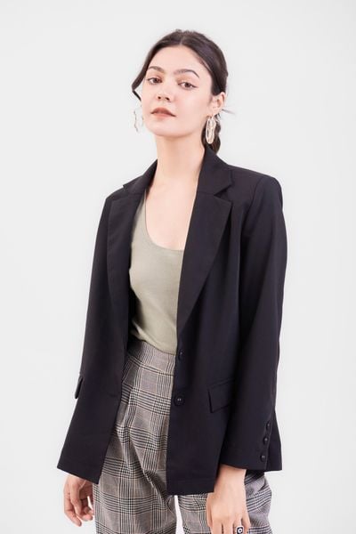 Blazer công sở phối layer