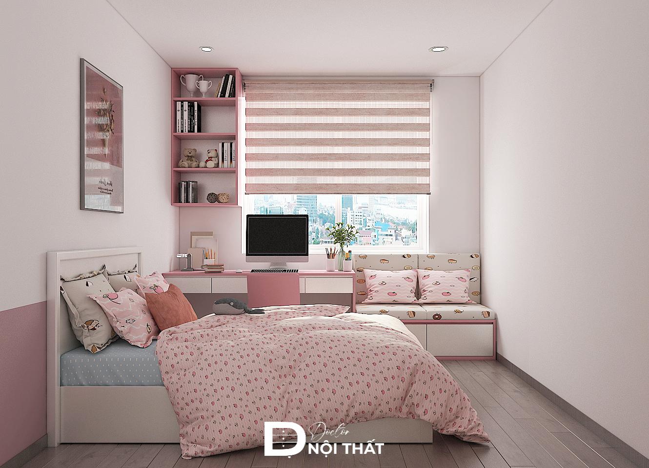 Bố trí cửa sổ kết hợp rèm cuốn để tận dụng ánh sáng tự nhiên