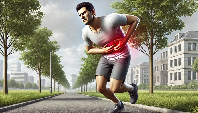 Người tập khởi động trước buổi tập