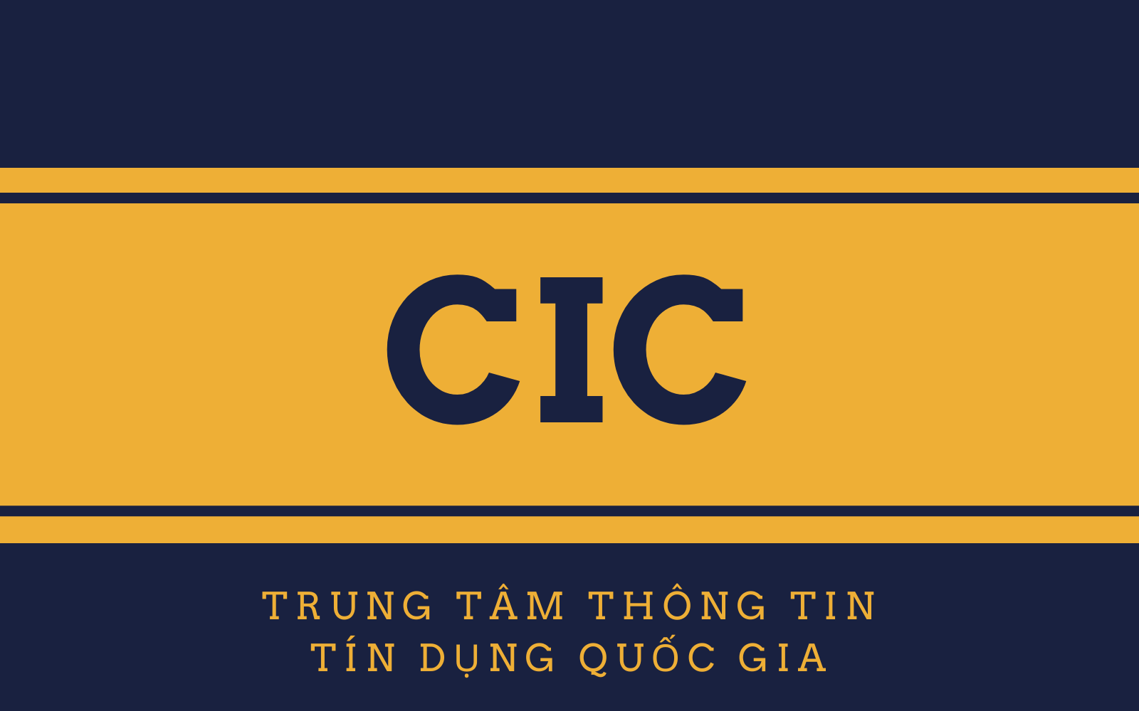CIC là gì và dữ liệu tín dụng