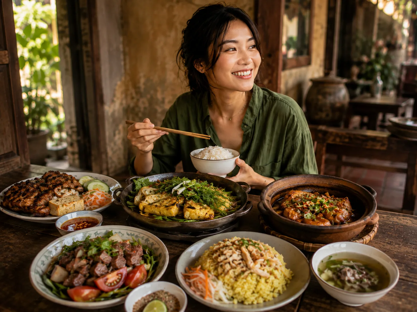Cơm tấm, cá kho tộ và các món cơm truyền thống Việt Nam