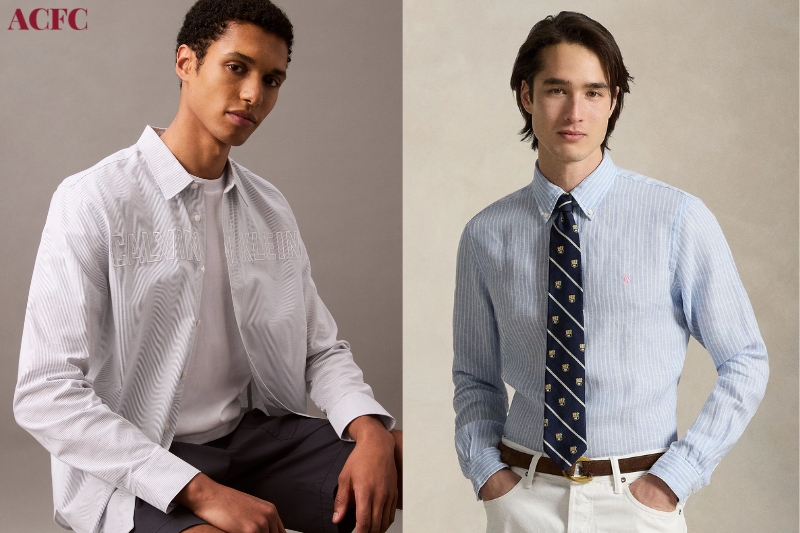 Áo Sơ Mi Kẻ Sọc Nam Và Cách Họa Tiết Kẻ Thay Đổi Diện Mạo Menswear