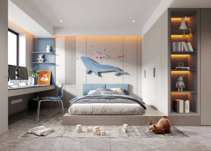 Thiết kế cửa sổ lớn đón ánh sáng tự nhiên