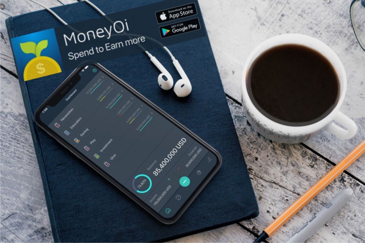 App quản lý chi tiêu MoneyOi