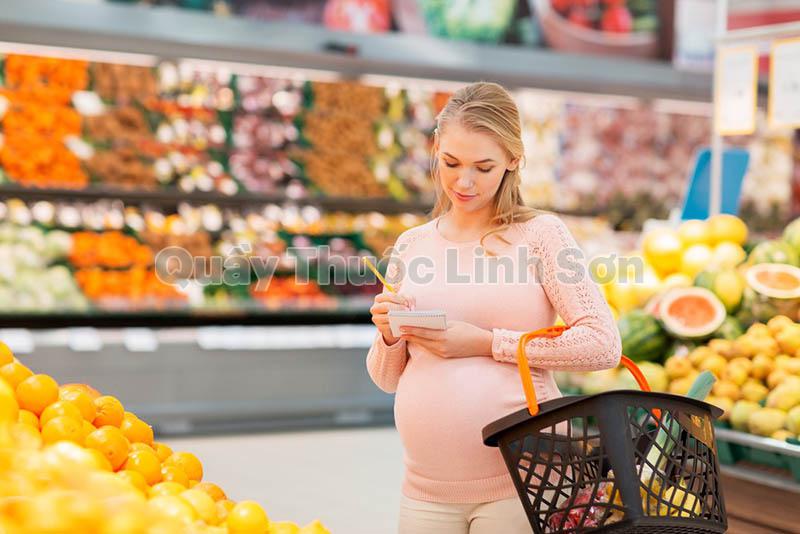 Thực đơn ba tháng đầu