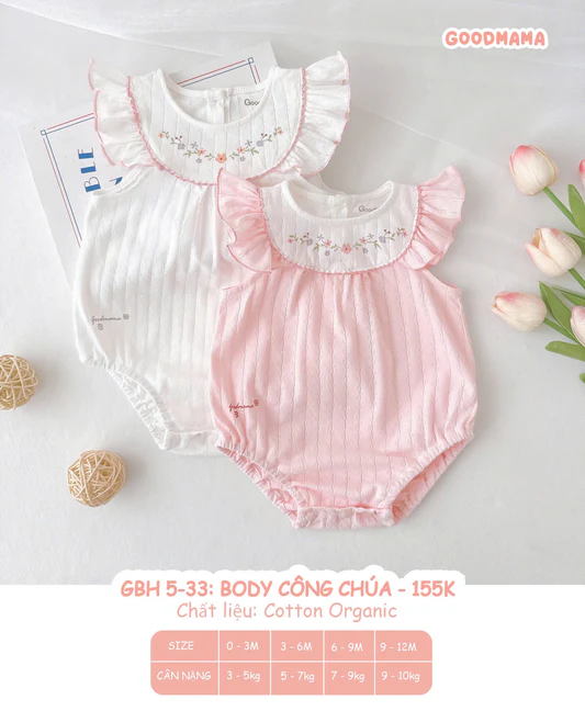 Body công chúa xinh xắn cho bé