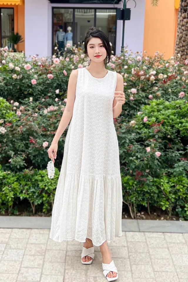 Váy dáng suông đuôi cá trẻ trung
