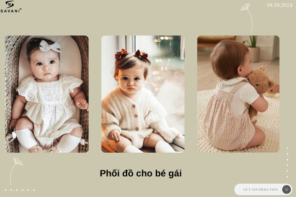 Trang phục cho bé dưới 3 tuổi