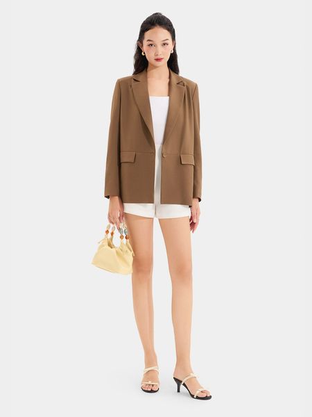 Áo blazer form cơ bản tay dài