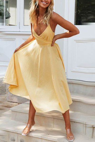 Đầm midi thướt tha