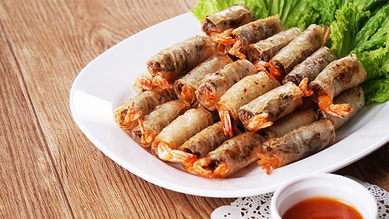 Chả ram tôm đất giòn rụm cho bữa ăn gia đình