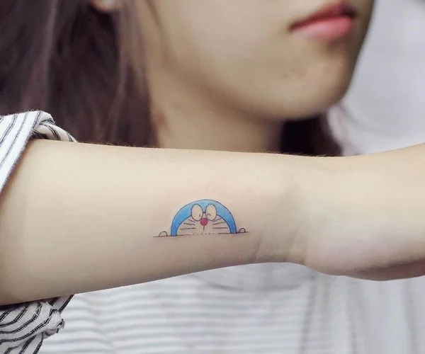 Hình xăm gia đình hoặc thú cưng kích thước nhỏ