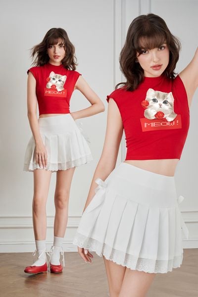 Trang phục đỏ tạo điểm nhìn