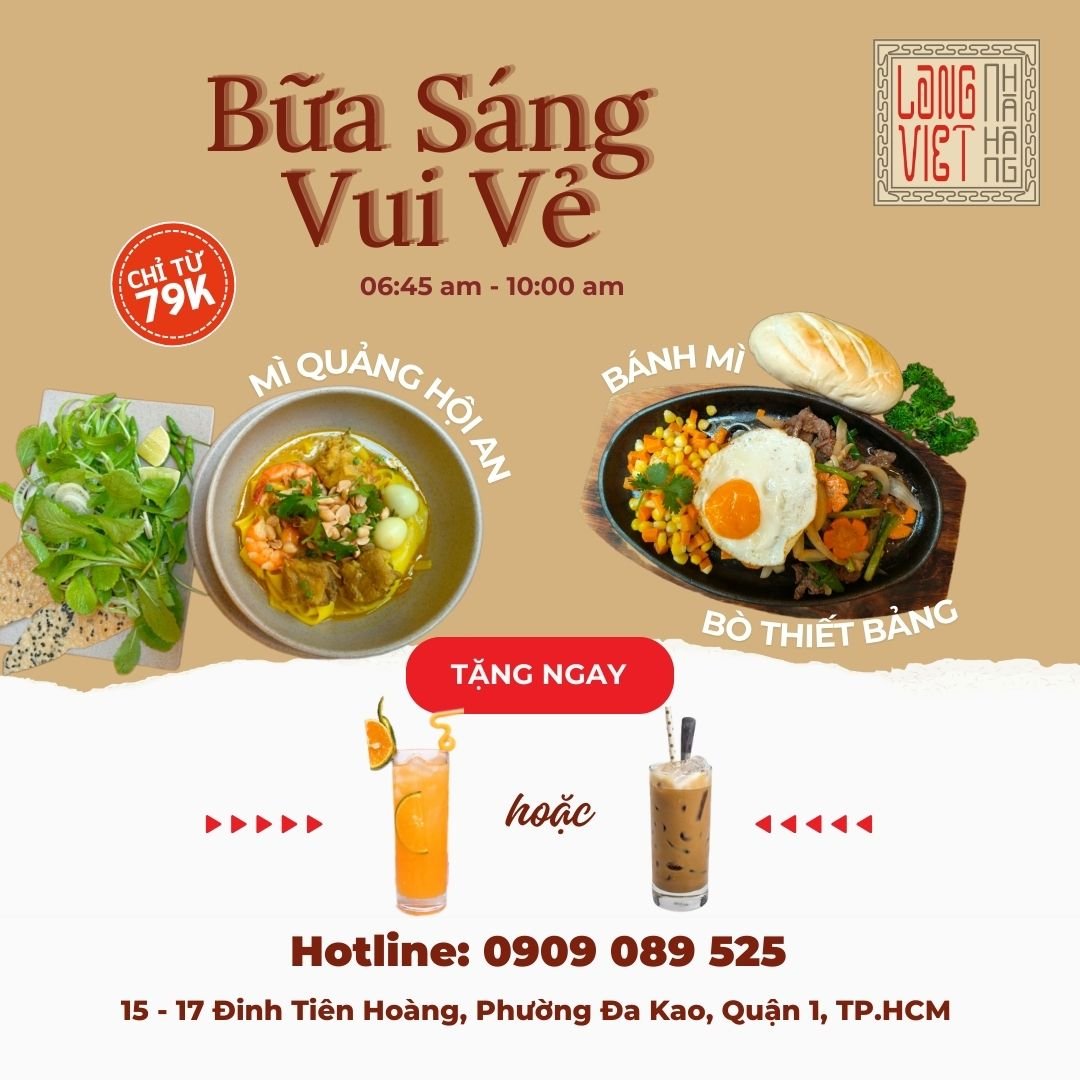 Chọn bữa sáng theo lịch sống